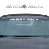 Fan Mats Ohio State Buckeyes Sun Stripe Windshield Decal 3.25 In. X 34 In.