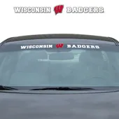 Fan Mats Wisconsin Badgers Sun Stripe Windshield Decal 3.25 In. X 34 In.