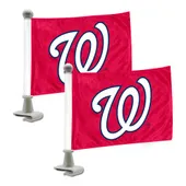 Fan Mats Washington Nationals Ambassador Car Flags - 2 Pack