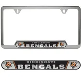 Fan Mats Cincinnati Bengals Embossed License Plate Frame