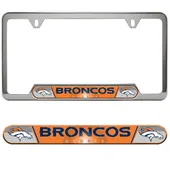 Fan Mats Denver Broncos Embossed License Plate Frame