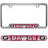 Fan Mats Georgia Bulldogs Embossed License Plate Frame