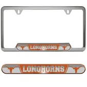 Fan Mats Texas Longhorns Embossed License Plate Frame