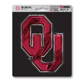 Fan Mats Oklahoma Sooners 3D Decal Sticker