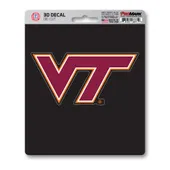 Fan Mats Virginia Tech Hokies 3D Decal Sticker