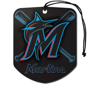 MLB Miami Marlins Baseball Glass Framed Panel