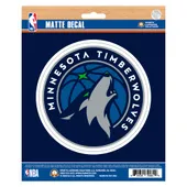 Fan Mats Minnesota Timberwolves Matte Decal Sticker