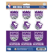 Fan Mats Sacramento Kings 12 Count Mini Decal Sticker Pack