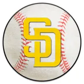 Fan Mats San Diego Padres Baseball Rug - 27In. Diameter