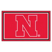 Fan Mats Nebraska Cornhuskers 4Ft. X 6Ft. Plush Area Rug