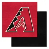 Fan Mats Arizona Diamondbacks Team Carpet Tiles - 45 Sq Ft.