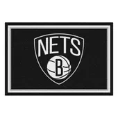 Fan Mats Brooklyn Nets 5Ft. X 8 Ft. Plush Area Rug