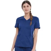 Cherokee Workwear Women V-Neck Top WW612P