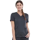 Cherokee Workwear Women V-Neck Top WW612P