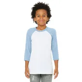 Bella+Canvas Youth 3/4 Sleeve Baseball Tee 3200Y