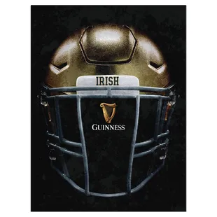 Holland Notre Dame - Guinness (Helmet) Canvas Wall Art