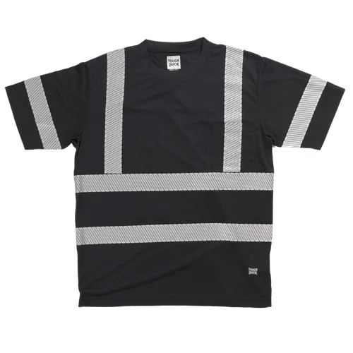 Tough Duck S/S Safety T-Shirt W/ Segmented Stripes ST122