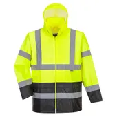 Portwest Hi-Vis Contrast Rain Jacket UH443