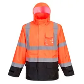 Portwest Hi-Vis Contrast Rain Jacket US366