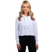 Next Level Apparel Ladies' Cropped Pullover Hooded Sweatshirt 9384