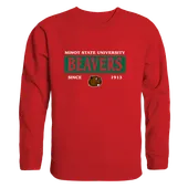 W Republic Established Crewneck Minot State Beavers 544-467