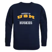 W Republic Property Of Crewneck Southern Maine Huskies 545-459