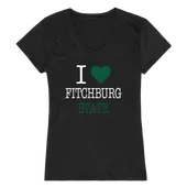 W Republic I Love Women's Tee Fitchburg State Falcons 550-519