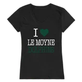 W Republic I Love Women's Tee Le Moyne Dolphins 550-529