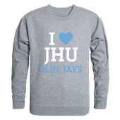 W Republic I Love Crewneck Johns Hopkins Blue Jays 552-319