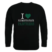 W Republic I Love Crewneck Plymouth State Panthers 552-457