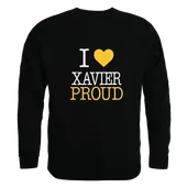 W Republic I Love Crewneck Xavier University Of Louisiana 552-481