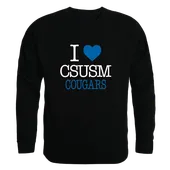 W Republic I Love Crewneck Cal State San Marcos Cougars 552-506