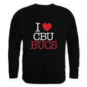 W Republic I Love Crewneck Christian Brothers University Buccaneers 552-510