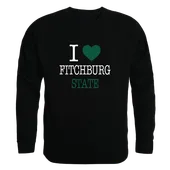 W Republic I Love Crewneck Fitchburg State Falcons 552-519