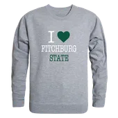 W Republic I Love Crewneck Fitchburg State Falcons 552-519