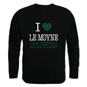 W Republic I Love Crewneck Le Moyne Dolphins 552-529