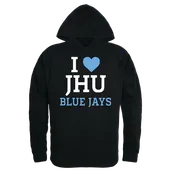 W Republic I Love Hoodie Johns Hopkins Blue Jays 553-319