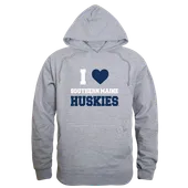 W Republic I Love Hoodie Southern Maine Huskies 553-459