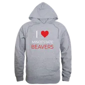 W Republic I Love Hoodie Minot State Beavers 553-467