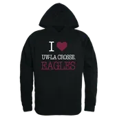 W Republic I Love Hoodie University Of Wisconsin-La Crosse Eagles 553-477