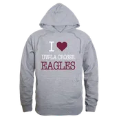 W Republic I Love Hoodie University Of Wisconsin-La Crosse Eagles 553-477