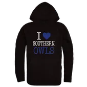 W Republic I Love Hoodie Southern Connecticut Owls 553-490