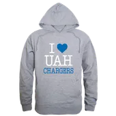 W Republic I Love Hoodie University Of Alabama At Huntsville Chargers 553-495