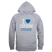 W Republic I Love Hoodie Cal State San Marcos Cougars 553-506