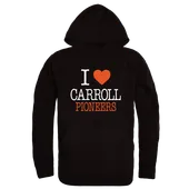 W Republic I Love Hoodie Carroll University Pioneers 553-508