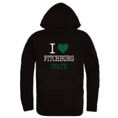 W Republic I Love Hoodie Fitchburg State Falcons 553-519