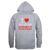 W Republic I Love Hoodie Hill College Rebels 553-523