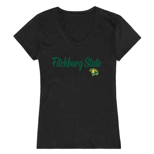 W Republic Women's Script Tee Fitchburg State Falcons 555-519