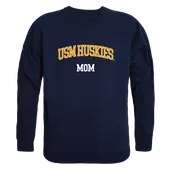 W Republic Mom Crewneck Southern Maine Huskies 564-459