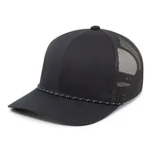 Pacific Headwear Trucker Snapback Braid Cap 104BR